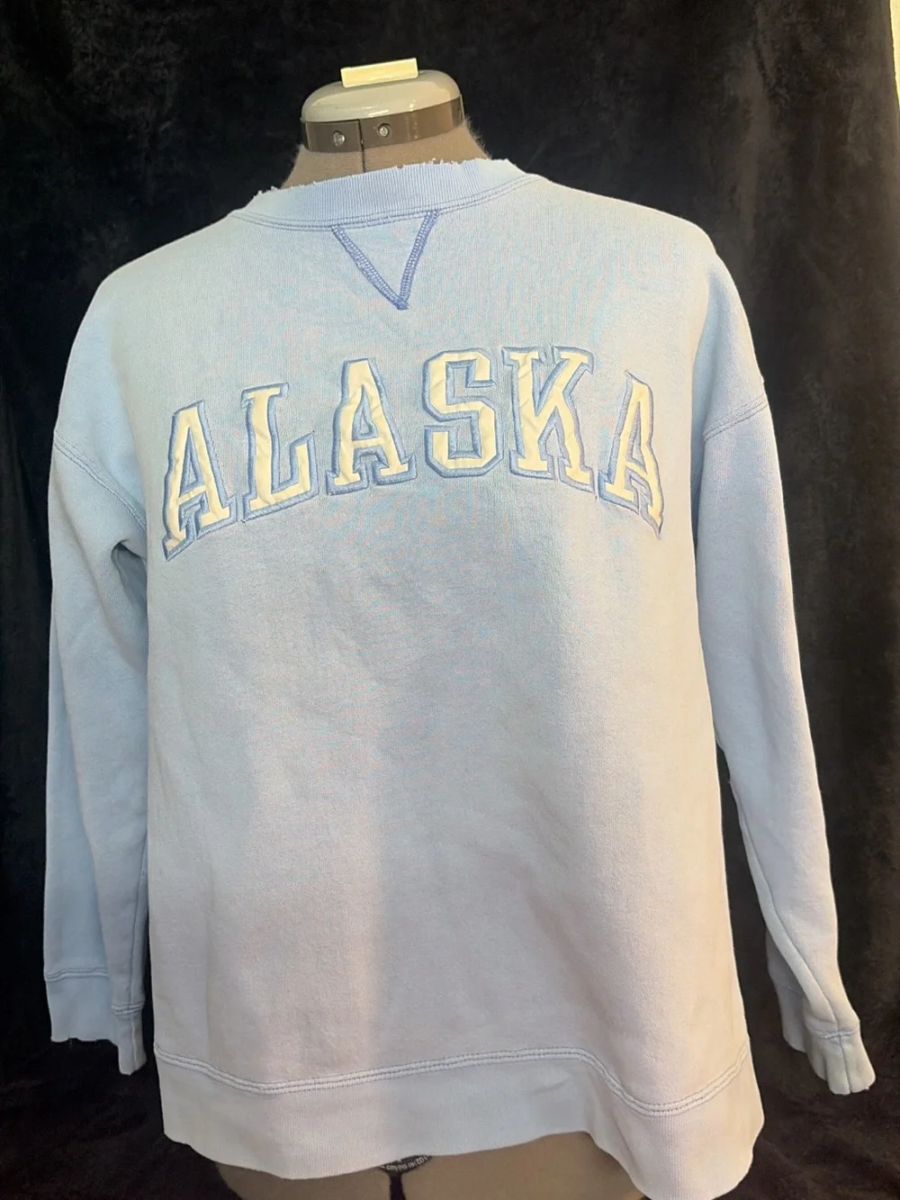 Kids Light Blue 'Alaska' Crewneck Sweatshirt